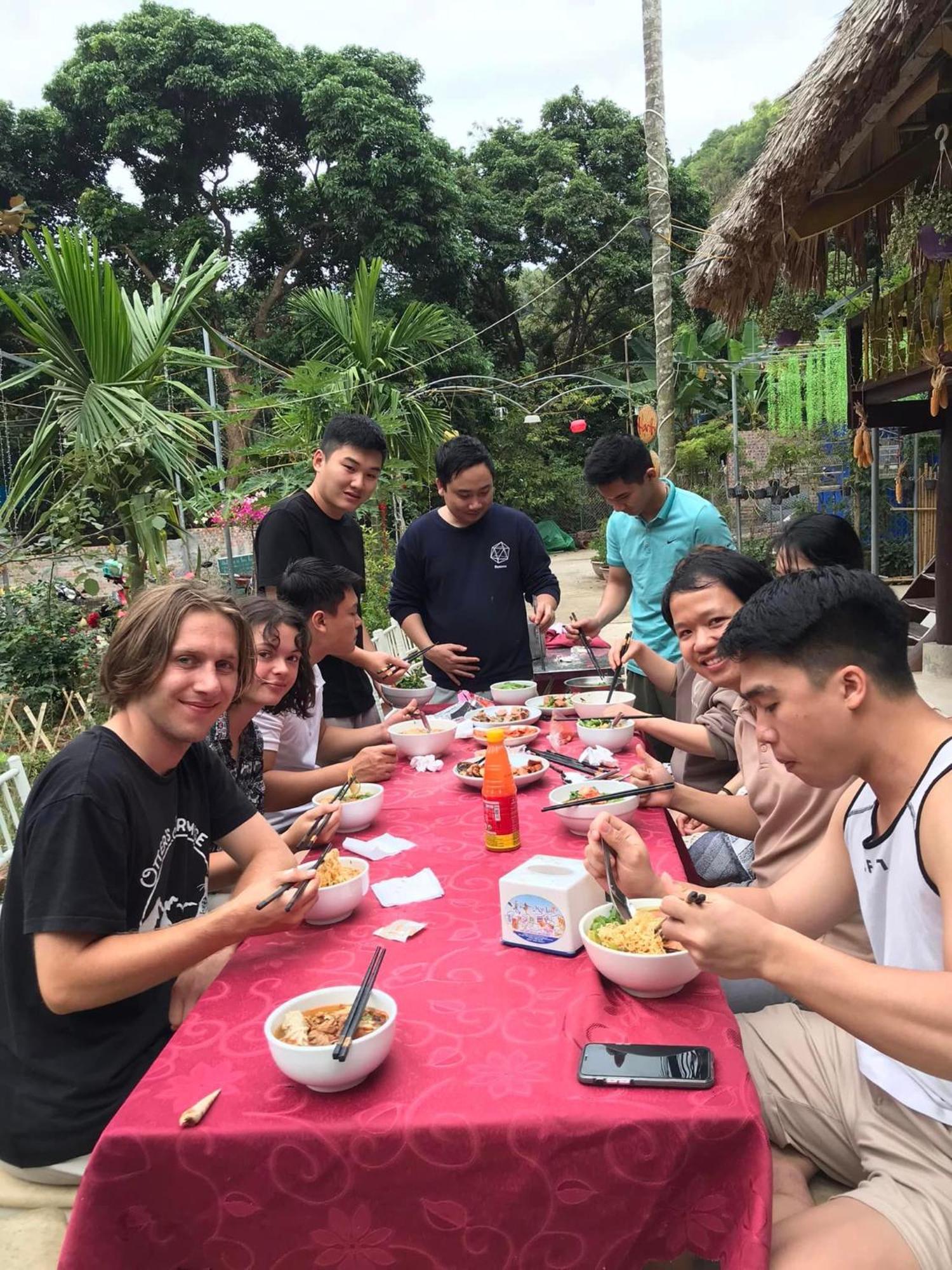 Bee Lucky Homestay Hien Hao Exterior foto